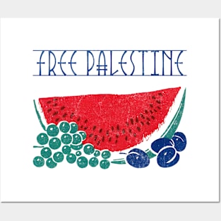 Free Palestine - Original Retro Design Posters and Art